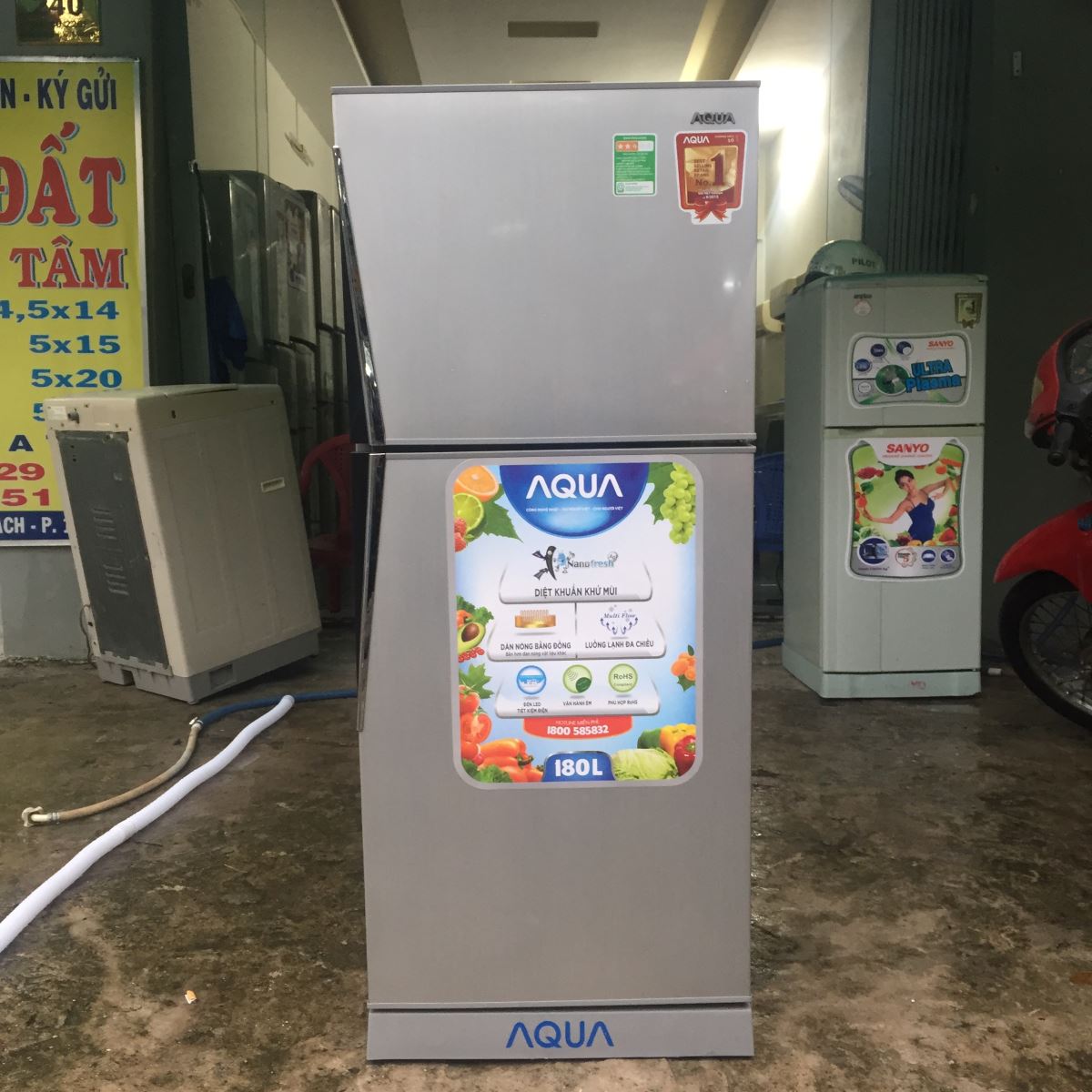 Tủ Lạnh Cũ SANYO 185 Lít mới 99%